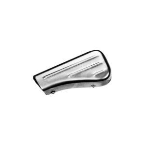 Breather Snoot Ribbed Carburetor Cover Chrome