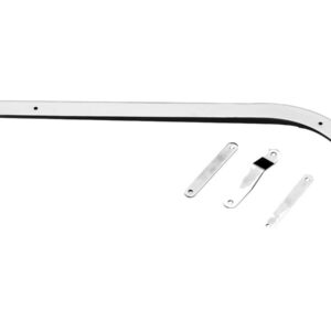Universal Chain Guard with Brackets Left Chrome
