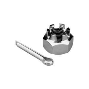 AXLE CASTLE NUT/COTTER PIN