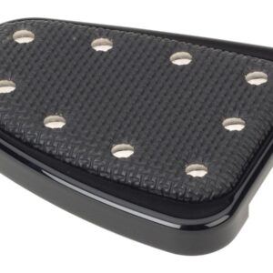Banana Brake Pedal Pad, Black Brake Pedal Pads Black Powder Coated