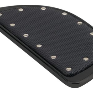Banana Passenger Floorboard Inserts Black Powder Coated