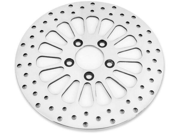 Super Spoke Brake Rotor Stainless Steel Polished 11,8" Front