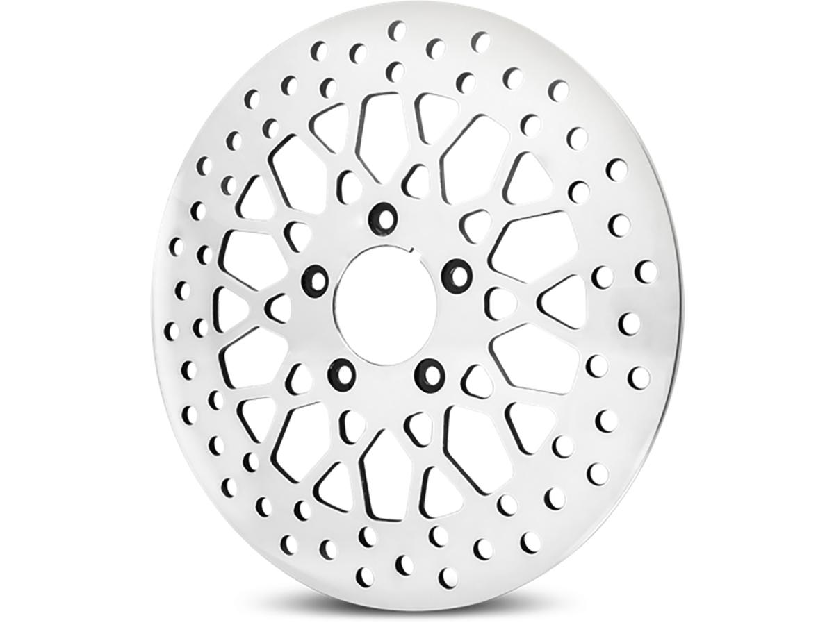 Mesh Brake Rotor Stainless Steel Polished 11,5" Front