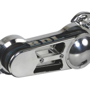 2" Open Belt Drive with Motor Plate 52 Tooth Front/69 Tooth Rear, 142 Tooth 2" Belt Aluminium Polished