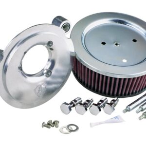Big Sucker Stage II Air Cleaner Without Air Cleaner Cover, Red Pre-Oiled Filter Aluminium Raw