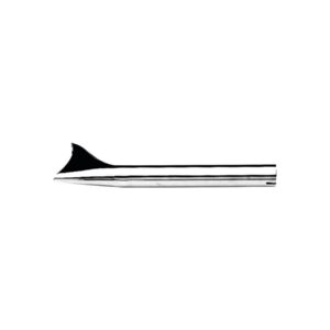 18" Straight Fishtail Muffler Chrome 1,75"
