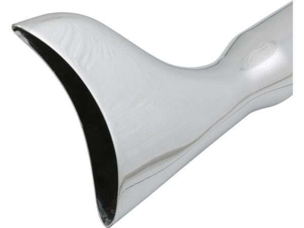 Universal Fishtail Muffler With slider for right-side-installation Chrome — изображение 3