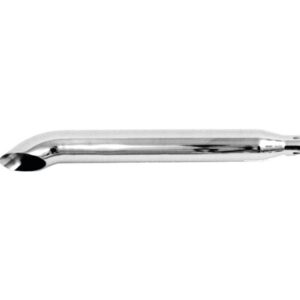 Universal Turnout-Turndown Muffler Chrome