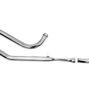 Upsweep Squish Pipe for 66-69 Rigid Frames Headers Chrome 1,75"