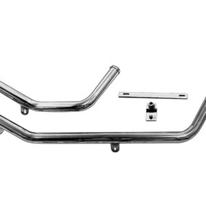 Upsweep Headpipe Set for Softail Models Chrome 1,75"