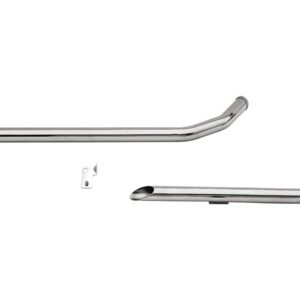 Rigid Frame Shotgun Slash Cut Drag Pipes for Sportster Models Chrome 1,75"