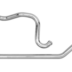Single Cross-Over Panhaed and Shovel Headers 2-piece Chrome 1,75"