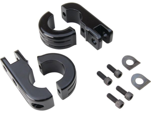 Clamp-On Peg Mounts Black