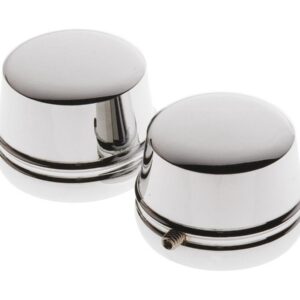 Tapered Axle Cover Round 30,4mm / 23mm Chrome