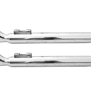 Fishtail Slip-On Muffler Chrome
