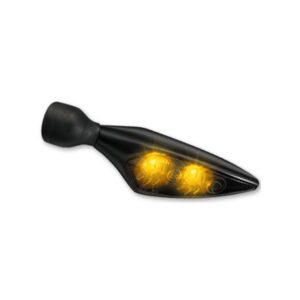 Micro Rhombus Dark LED Turn Signal Front Left/Rear Right Black Tinted LED