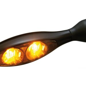 Micro 1000 Dark LED Turn Signal Black Tinted LED