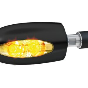 BL 1000 LED Bar End Turn Signal Black Clear LED