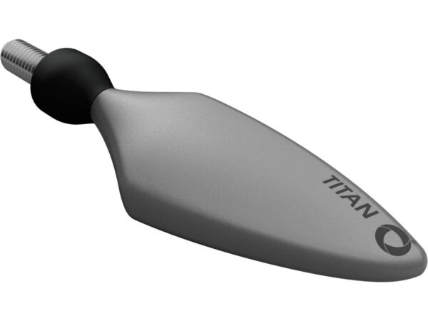 Micro Rhombus PL Titan LED Turn Signal/Position Light Front Right Titanium Polished Clear LED