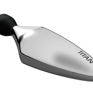 Micro Rhombus Titan LED Turn Signal Front Left/Rear Right Titanium Polished Clear LED