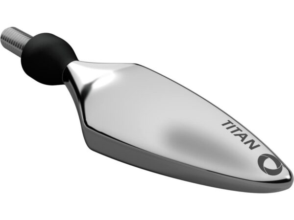 Micro Rhombus Titan LED Turn Signal Front Left/Rear Right Titanium Polished Clear LED