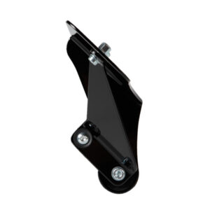 Short Side Mount License Plate Bracket Black Gloss