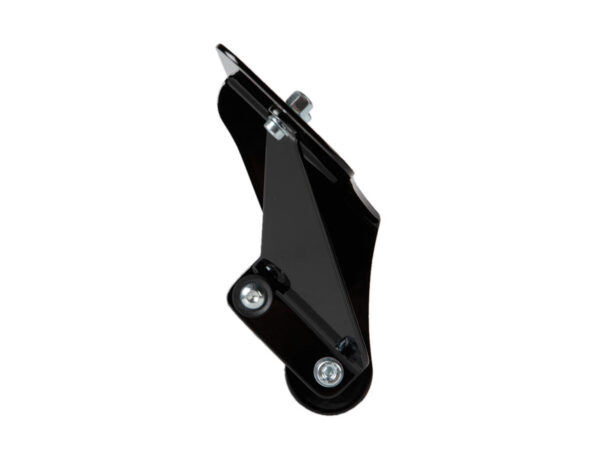 Short Side Mount License Plate Bracket Black Gloss