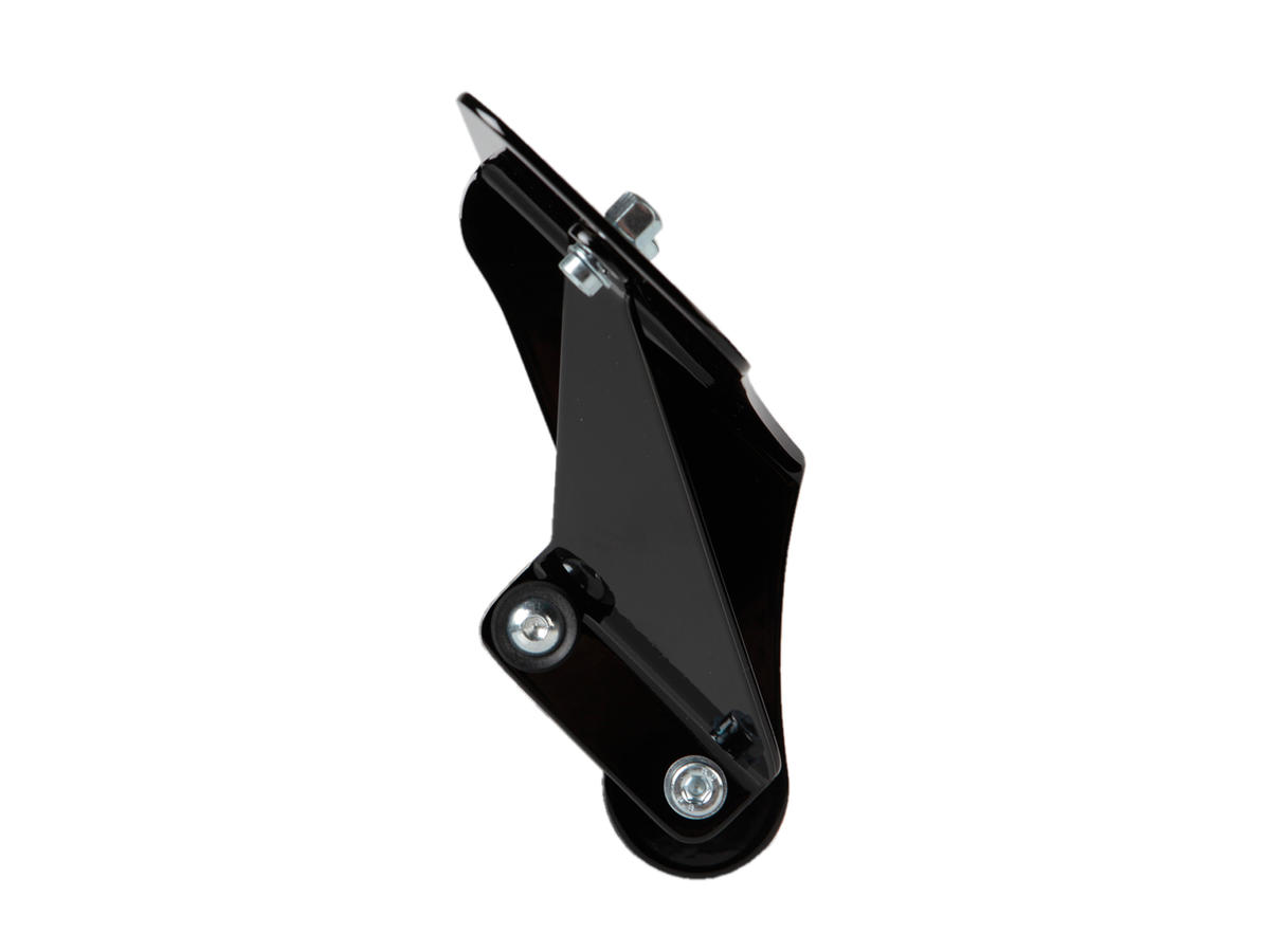 Short Side Mount License Plate Bracket Black Gloss