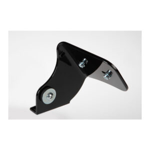 Short Side Mount License Plate Bracket Black Gloss
