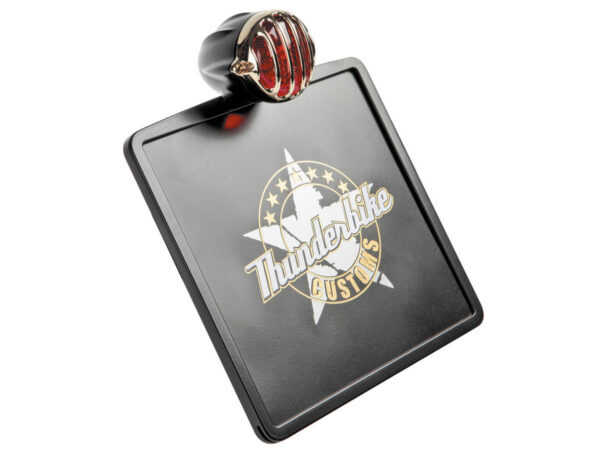 Alcatraz LED Taillight without Mounting Bracket Aluminium Polished Red Dual Filament — изображение 2