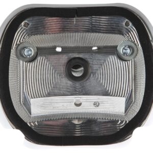 Mid-Mount License Plate Base Plate Adapter Aluminium Polished