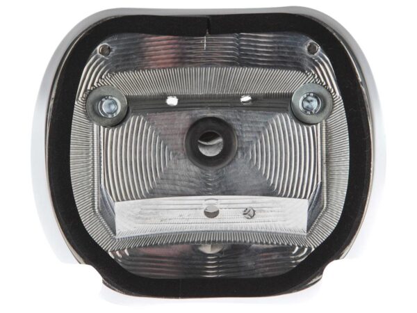 Mid-Mount License Plate Base Plate Adapter Aluminium Polished