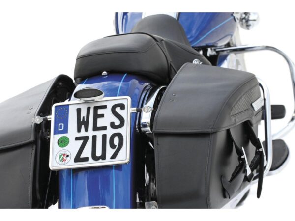 Mid-Mount License Plate Base Plate Adapter Black — изображение 3