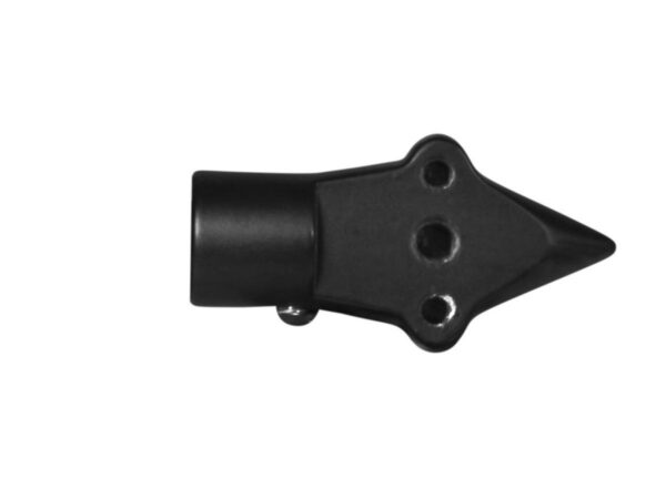 Down and Inside License Plate Turn Signal Bracket Flat Black — изображение 2