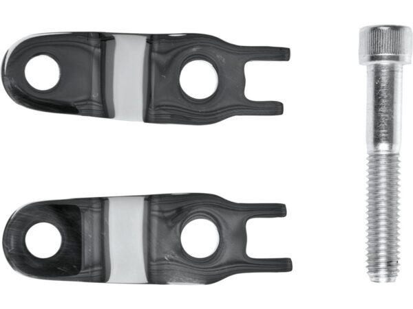 High Headlight Bracket for Springer Highering headlamp Polished
