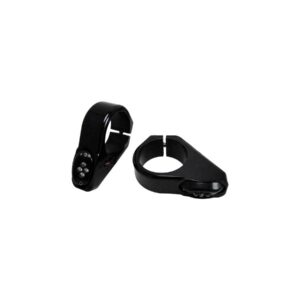 Classic Fork Mount LED Turn Signal/Marker Light Fits 39mm fork tubes Black Anodized LED