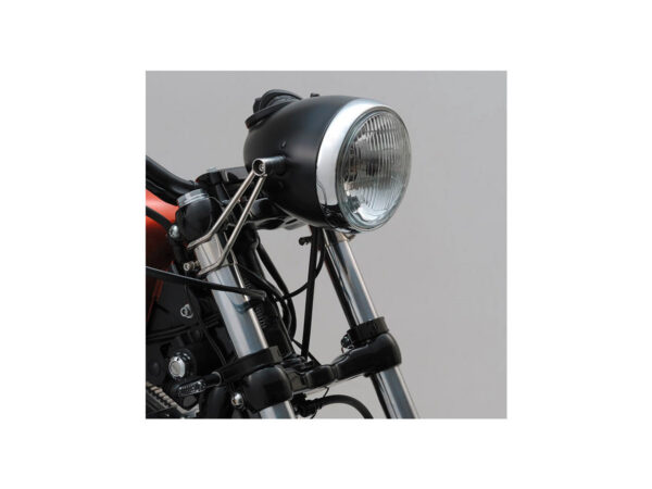 Vintage Headlight Bracket For 39mm fork tubes Black — изображение 2