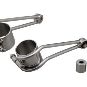 Vintage Headlight Bracket For 41mm fork tubes Stainless Steel Polished
