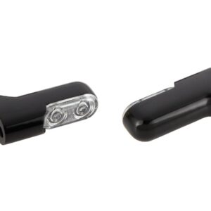 Direct Bolt-On LED Turn Signal Amber LED configuration Black Anodized Clear LED