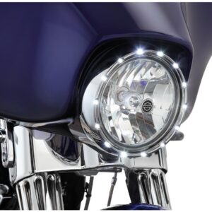 Fire Ring Headlight Bezel Chrome