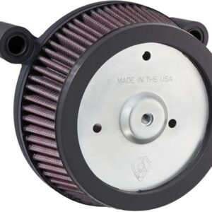 Big Sucker Stage 1 Air Cleaner Accepts Oval 2-Bolt XL OEM Factory Air Filter Cover Black