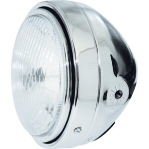5 3/4" Headlight Chrome H4