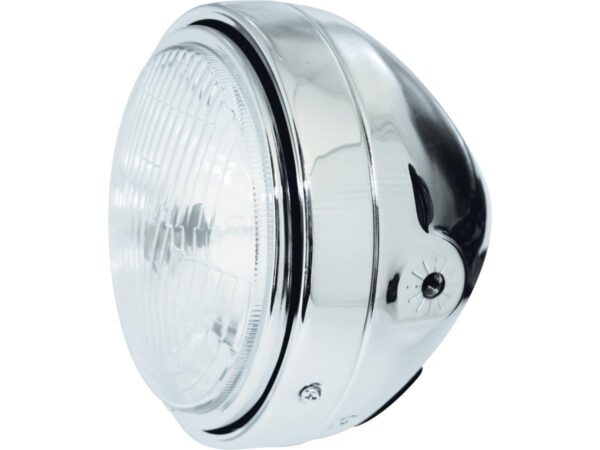 5 3/4" Headlight Chrome H4