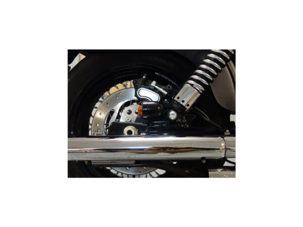 Lower Shock Bolt Turn Signal Bracket Black Gloss — изображение 2