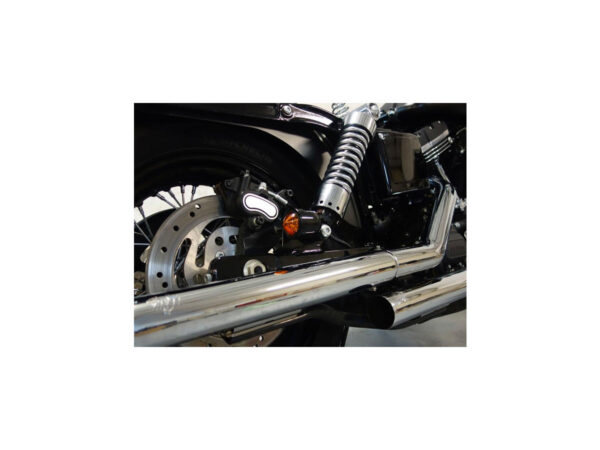 Lower Shock Bolt Turn Signal Bracket Black Gloss — изображение 3