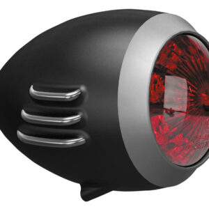 Unbreakable LED Taillight without Mounting Bracket Aluminum Bi-Color Satin Red LED