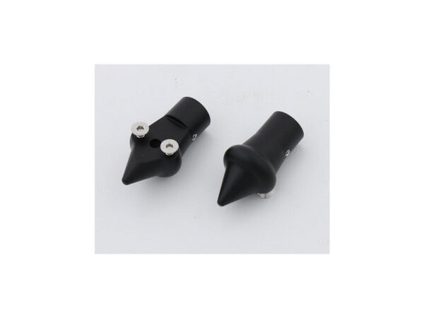 Down and Inside License Plate Turn Signal Bracket Flat Black — изображение 2