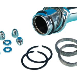 Exhaust Mounting Gasket Kit Graphite Knitted Wire Gaskets and Acorn Nuts Kit 1