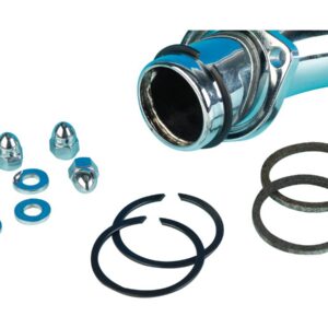 Exhaust Mounting Gasket Kit Knitted Wire Gaskets and Acorn Nuts Kit 1