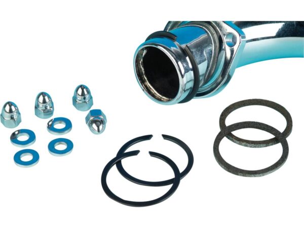 Exhaust Mounting Gasket Kit Knitted Wire Gaskets and Acorn Nuts Kit 1